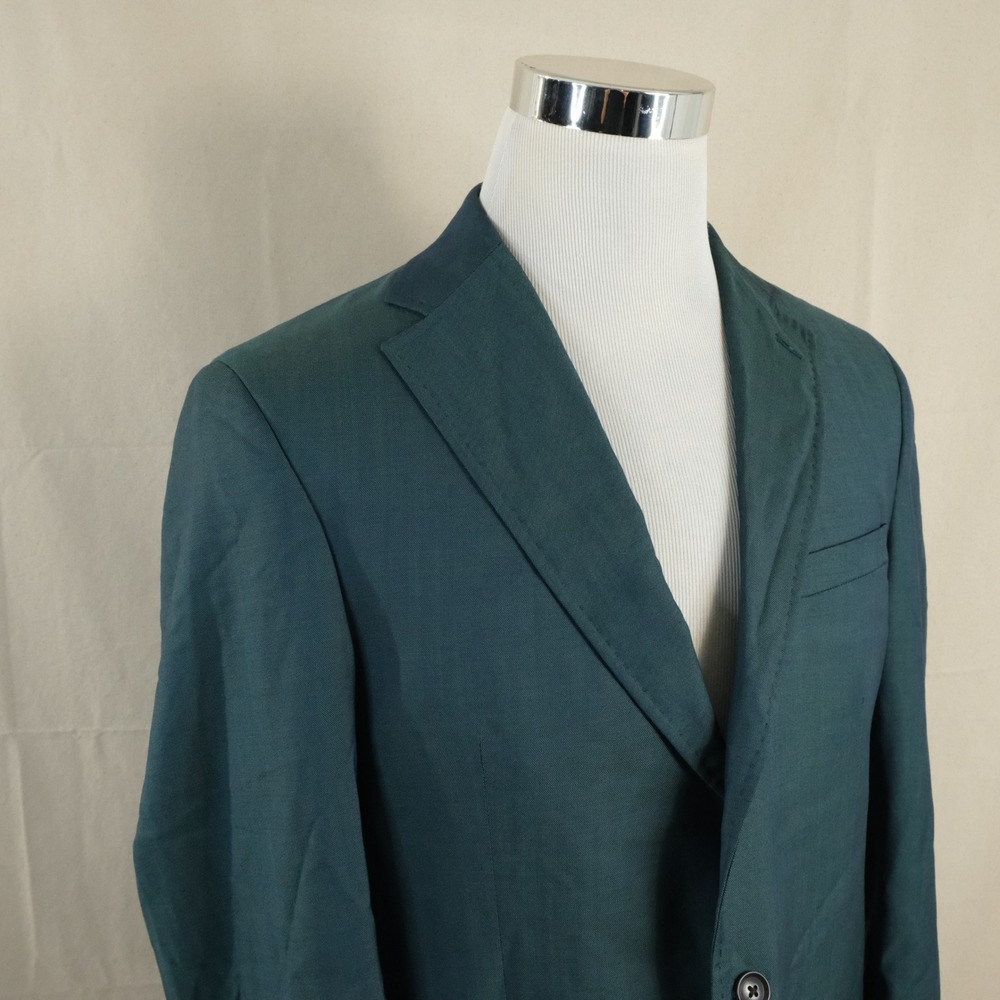 NEW Ted Baker 42L Roger Sport Coat 100% Wool Green Two Button Double Vented